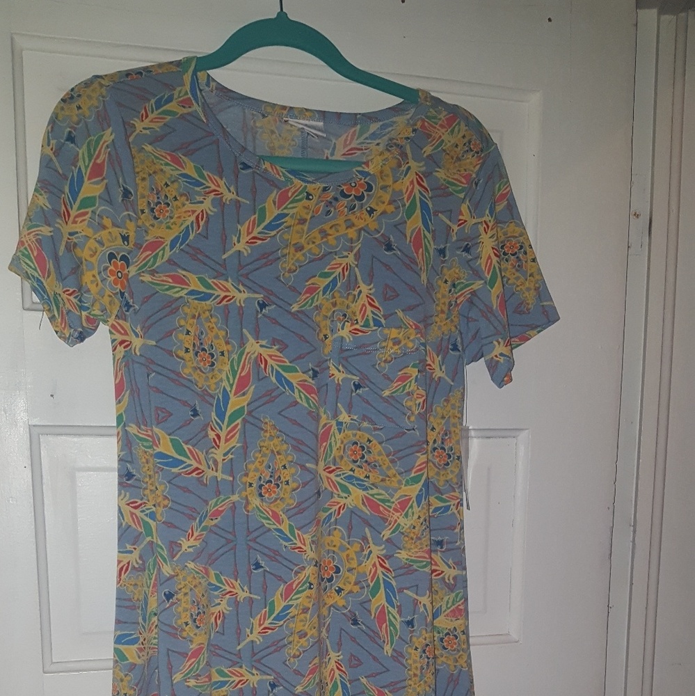 Lularoe feather Carly dress